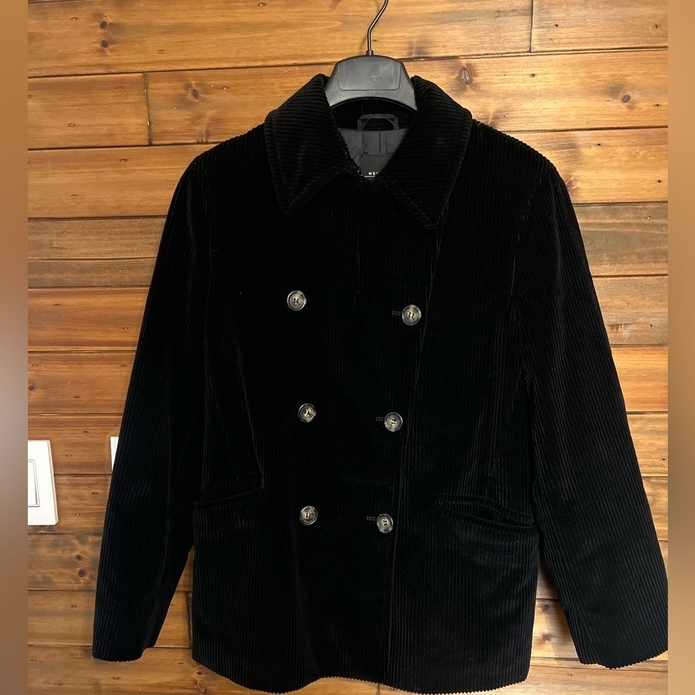 Max Mara weekend corduroy black blazer size 4 excellent condition